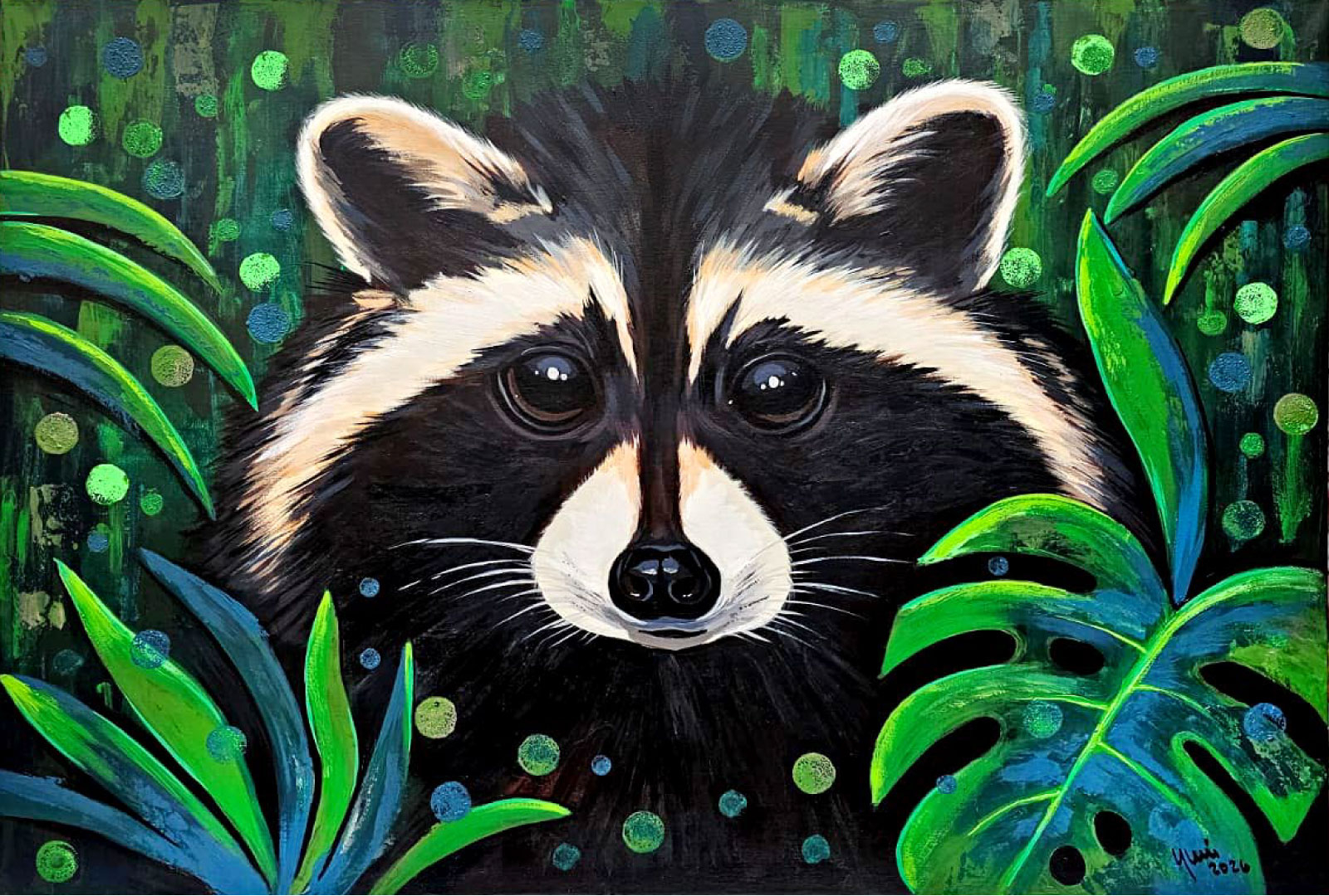 Arte Mapache Manuel Antonio Costa Rica